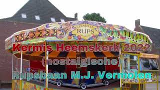 Rupsbaan MJ Vermolen kermis Heemskerk 2022 Onride [upl. by Epoh]