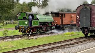 Class 47 D1501 47402 and Rowsley Freight demonstration 30 09 23 [upl. by Einalam]