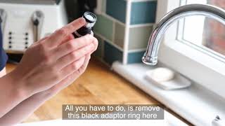 Water Saving Device How to install a tap aerator [upl. by Alyahsal]