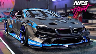 BMW i8 build and Gameplay NeedForSpeed HEAT [upl. by Naujet565]