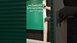 La tapparella si APRE ma la molla non ricarica ECCO COME FARE riparazione workout faidate ias [upl. by Bernete908]