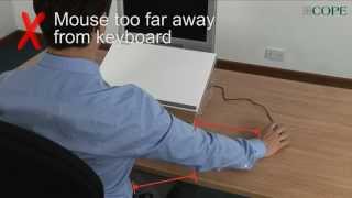 Using Computer Mouse in a High Risk Posture  COPE Occupational Health [upl. by Aratak347]