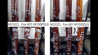 Moosmann 222CL amp 150EDLX Fox 601 sidebyside comparison [upl. by Ardnwahs]