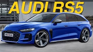 All New 2025 Audi RS5 Avant  First Look  Hybrid  Rendering  Spy Shots  Coming Soon [upl. by Dirraj]