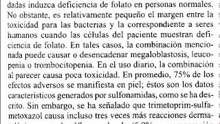 SULFONAMIDAS TRIMETOPRIMSULFAMETOXAZOL QUINOLONAS EN GOODMAN GILMAN CAP 44 PARTE 5 PAGINA 1129 Trim [upl. by Aysab]