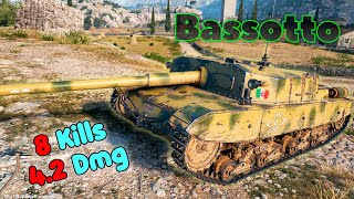 Semovente M43 Bassotto  8 Frags 42K Damage Master by player SendMeCurvedFlowers [upl. by Urion157]