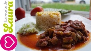 Carne con Nopales en Salsa Roja [upl. by Chilton]