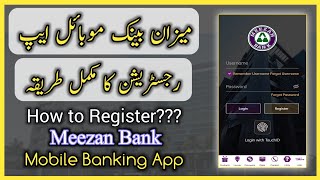 Meezan Bank Mobile app Registration  How to register Meezan Mobile Banking app  mystuff [upl. by Jenny]