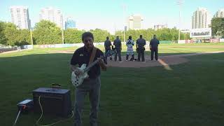 O Canada at Historic Labatt Park London Ontario [upl. by Aicilanna139]