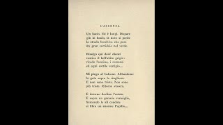 Guido Gozzano quotLassenzaquot da quotI colloquiquot 1910 [upl. by Nathaniel]