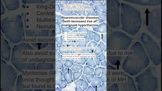 Neuromuscular diseases with increased risk of malignant hyperthermia [upl. by Karlens380]