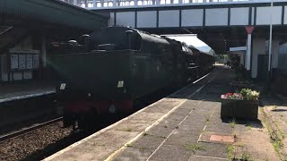 46115 Scots Guardsman Coasts Through Colwyn Bay July 2021 [upl. by Fernand636]