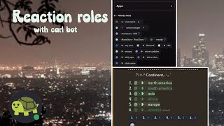 ﹒ᐢᐢ﹒ Carl Botreaction role discord tutorial discordtutorial [upl. by Helaine]