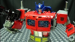 Power of the Primes Leader OPTIMUS PRIME EmGos Transformers Reviews N Stuff [upl. by Dickie]