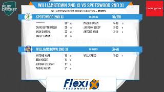 Williamstown 2nd XI v Spotswood 2nd XI [upl. by Olbap]