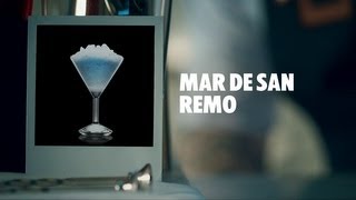 MAR DE SAN REMO DRINK RECIPE  HOW TO MIX [upl. by Ardnyk944]