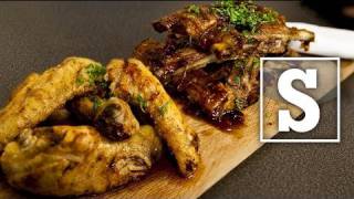 BBQ RIBS amp SPICY WINGS RECIPE  SORTED [upl. by Chrisoula]