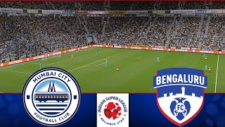 Mumbai City FC vs Bengaluru FC  ISL 202425  eFootball Match [upl. by Gnel]