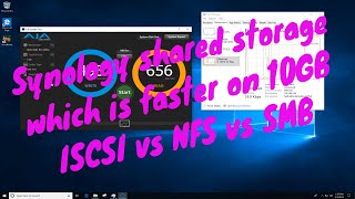 Synology shared storageNFS vs ISCSI vs SMB which is faster on 10GB [upl. by Ehcrop]