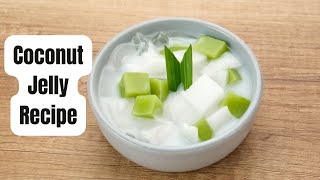 Pandan Lovers Rejoice With This Coconut Jelly Recipe [upl. by Alfi12]