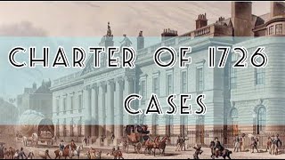 Charter of 1726 cases ।। Judicial charter ।। cases ।। [upl. by Friedberg200]