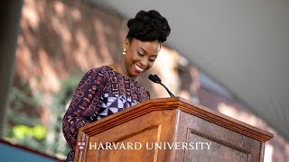 Author Chimamanda Ngozi Adichie addresses Harvards Class of 2018 [upl. by Kimbra]