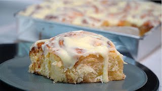 EASIEST Cinnamon Rolls Recipe [upl. by Zizaludba]