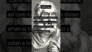 Sófocles  ¿A quién aman los dioses frases reflexiones filosofia [upl. by Ecirehc]