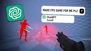 I Made FPS Game Using ChatGPT [upl. by Wahl]