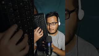 ASMR  SOM DO TECLADO RELAX shorts asmr [upl. by Tatum]