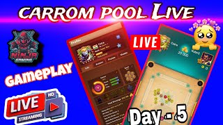 Carrom pool Live gameplay Day  5 My Id  Cxtre1 carrompool [upl. by Nawud405]