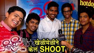 Firkee Marathi Movie 2018  Interview With Child Artist Parth Bhalerao Pushkar Atharva amp Abhishek [upl. by Alleoj]