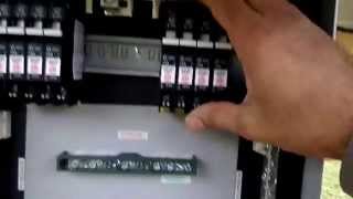 Solar Panels PV Combiner MNPV12 Breakers How To P2 [upl. by Germaun]