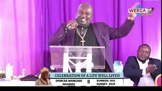 BISHOP PIUS MUIRU POWERFUL SERMON DURING THE BURIAL OF BISHOP JJS MOTHER [upl. by Kalman150]