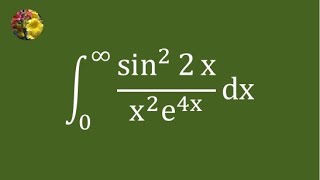 Evaluating the improper integral using Laplace transform [upl. by Matazzoni]