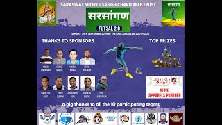 🔴 Live  Sarsangan Futsal 20  Org By Saraswat Sports Sangh [upl. by Adnik207]