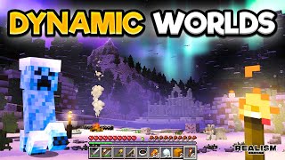 Minecrafts New quotDynamic Worldsquot Are OUT NOW [upl. by Eceinehs]