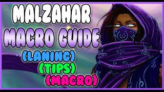 SEASON 12 MALZAHAR FIRST MACRO GUIDE  Malzahar Guide S12  League Of Legends [upl. by Onyx]