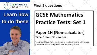 Revise GCSE Maths  Mocks Practice Test 2 [upl. by Enneite179]