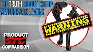 The Truth About Cheap Motorcycle Levers  Sportbike Track Gear [upl. by Harim]