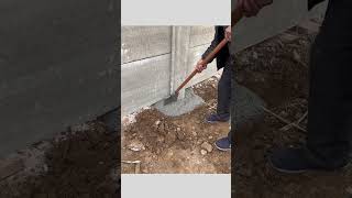 Grouting process of cement fence bottom pillar [upl. by Leffen818]