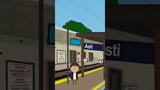 TRENITALIA  Gli Annunci pt 8  Quando prendi il TRENO shorts treni humour [upl. by Idieh389]