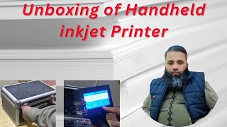 Unboxing of Handheld inkjet printer Best for small Industries [upl. by Ayana128]