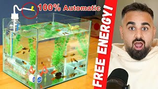 FREIE ENERGIE  Aquariumpumpe ohne Strom DIY  Reaktion [upl. by Adamina]