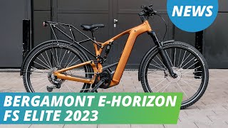 Bergamont EHorizon FS Elite 2023  Elektrofahrrad24de [upl. by Huntington]