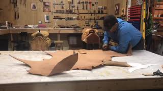 Branco Custom Saddlery  Saddle Making  Abbreviated [upl. by Odelia854]