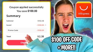 Aliexpress Promo Code  How I Saved 100 at Aliexpress with this Aliexpress Coupon [upl. by Nosna]