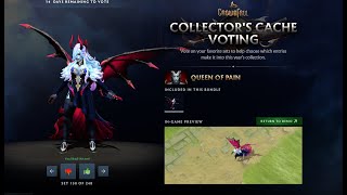 Dota 2  Crownfall Collectors Cache Voting Preview [upl. by Lussier]