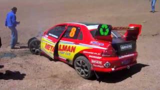 Pikes Peak 2008 evo crashes Pansos Asfalies [upl. by Nicholson]