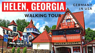 Romantic things to do Helen Georgia for couples  walking Tour  Helen Ga 4K Video [upl. by Nymrak]